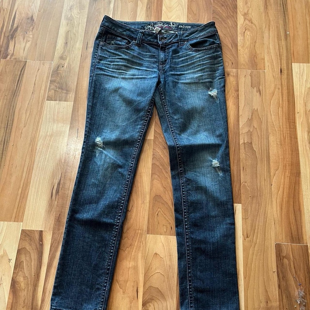 Flirty Refuge Dark Wash Skinny Jeans